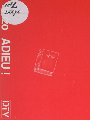 cover image of Adieu !